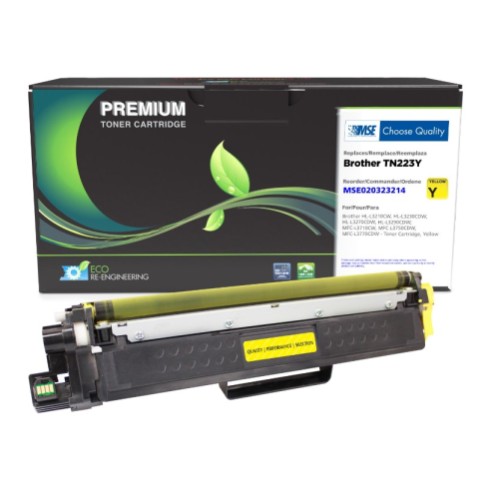 MSE Remanufactured Yellow Toner Cartridge for Brother TN223
