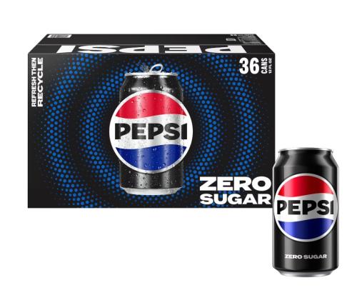 Pepsi Zero Sugar, 12 fl. oz., 36 pk.