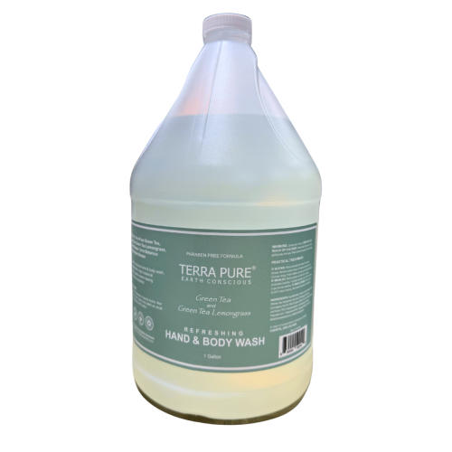 Diversified Hospitality Terra Pure - Hand & Body Wash - Green Tea & Lemongrass - 4/1gl cs
