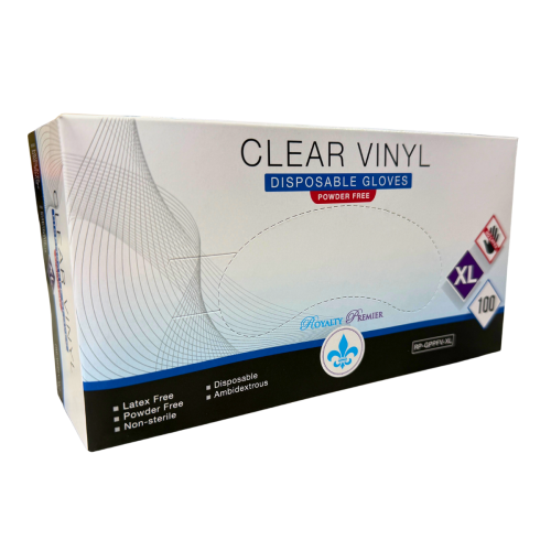 WorkPlace Vinyl Gloves, Powder Free, Extra Large