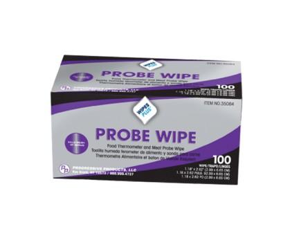 CFS Brands WipesPlus Probe Wipes Thermometer Sachets 100 Count 10 / cs