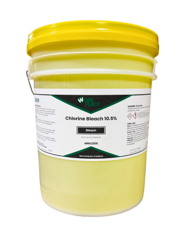 WorkPlace Chlorine Bleach 10.5% - 5gl