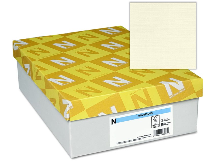 Classic Linen Envelope Natural White / Cream 024 10
