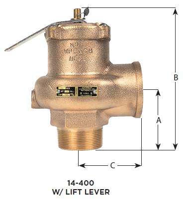 Apollo Series 14-400 Relief Valve