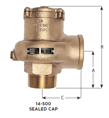 Apollo Series 14-500 Relief Valve