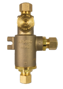 Apollo Series 34DLF Single Fixture Thermostatic Mixing Valve