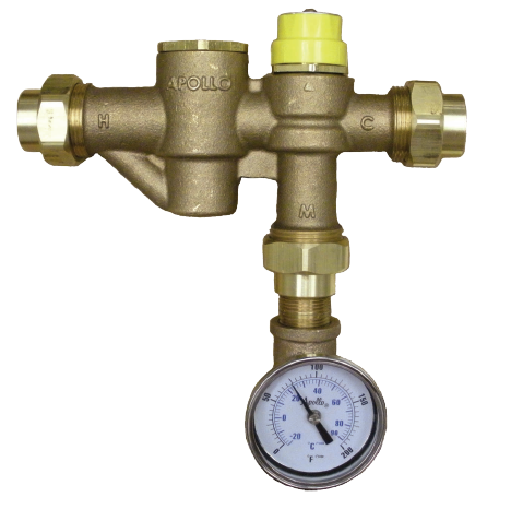 Apollo Series 34E/34ELF Emergency Eye Wash Mixing Valve