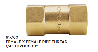 Apollo Series 61-700 Brass Check Valve