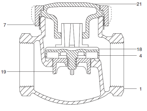 Stockham Series B-322T Lift Check Valves