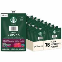 Starbucks Freshpack Caffe Verona Coffee - Compatible with Flavia Aroma, Flavia Barista, FLAVIA Creation 600, Flavia Creation 500, Flavia Creation 200, Flavia Creation 150, Flavia Creation 300 - Dark - 0.3 oz - 76 / Carton