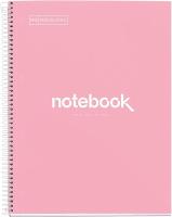 Notebook,1 Subject, 80 Sheet, Bright Pink