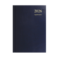 Collins Diary A5 Day per Page with Appointments 2026 - Black or Blue