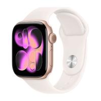 Apple Watch Series 11 42mm Rose Gold Aluminium Case with Light Blush Sport Band - S/M