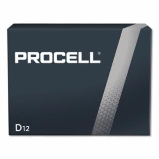 DURACELL ALKALINE BATTERY, 1.5V, D, 12PK