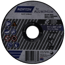 Norton 4-1/2 X .045 X 7/8 Cutoff