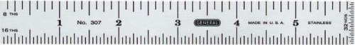 General 32063 6" Flex Ruler