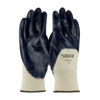 Gloves, (S) ArmorLite, Interlock Liner, LW, Bl., Nitrile Palm Coat, KW Chemical Resistant (12/dz 72/cs)