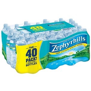 Zephyrhills Natural Spring Water - 16.90 fl oz (500 mL) - 40 / Carton