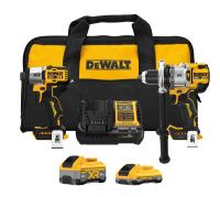 DEWALT DCK2101QQ1WW1 Cordless Combo Kit, Battery Included, 4, 8 Ah, 20 V, Lithium-Ion
