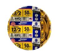 Southwire 12/2 Solid Romex SIMpull CU NM-B W/G Wire, Yellow Jacket, 50 ft Roll