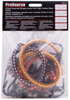 ProSource FH64078 Assorted Bungee Cord Set, High-Tension Steel Hooks (6-Pack)