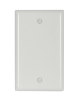 Eaton 2129W-BOX Standard-Size Blank Wall Plate, 1-Gang, White