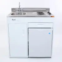 Avanti CK3616 Complete Compact Kitchen With Refrigerator, 36 in