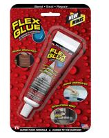 Flex Glue Mini Strong Rubberized Waterproof Adhesive, White, 0.75 oz Tube
