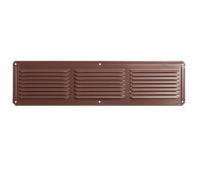 GAF Master Flow Undereave Vent, Brown Aluminum, 16 in x 4 in (24 sq-ft)