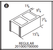 Amcon 10" Regular (1/2" Splitters)