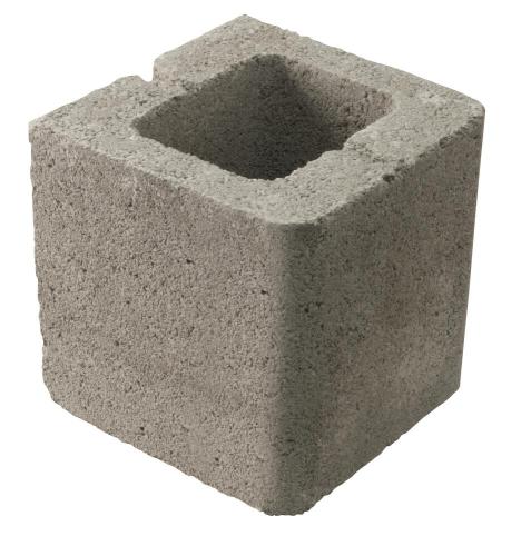 Echelon 25cm Lightweight Double Bullnose Half Block