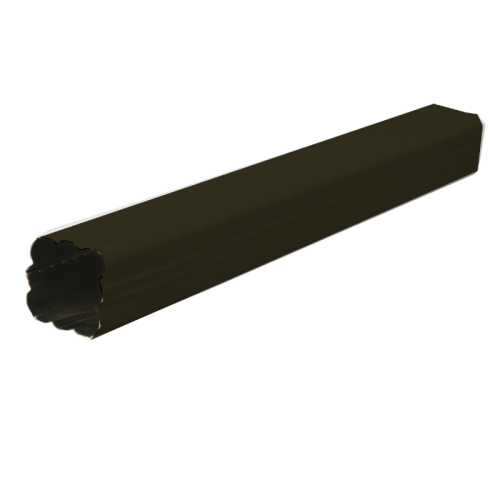 Small Square Ironstone Aluminum Gutter Downpipe – Sold by the Piece (10 Per Box)