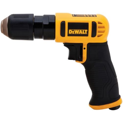DEWALT DWMT70786L 3/8" Pneumatic Reversible Air Drill, Retail Display Pack — 2,100 RPM, Keyless Chuck, 2.6 lbs