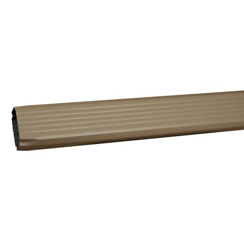 Large Square Pebble Clay Aluminum Gutter Downpipe – Sold by the Piece (10 Per Box)