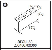 Amcon 4" Regular (1/4" Splitters)