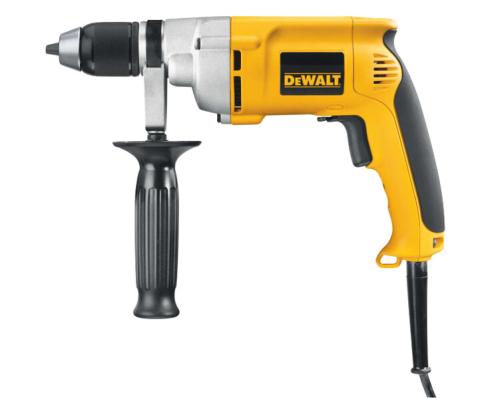 DEWALT DW246 1/2" VSR Corded Drill — 7.8A, 0–600 RPM, Triple Gear Reduction, Tool-Free Keyless Chuck