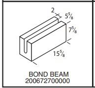 Amcon 6" Bond Beams