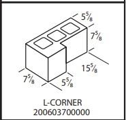 Amcon 6" L-Corner