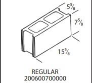 Amcon 6" Regular Block