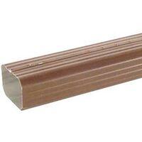 Gutter Downpipes Small Square  Universal Brown  - 10 Pcs Per  Box - Sold by the Piece