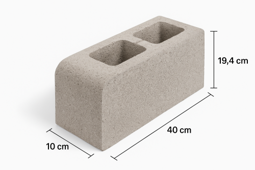 10cm Lightweight Single Bullnose
