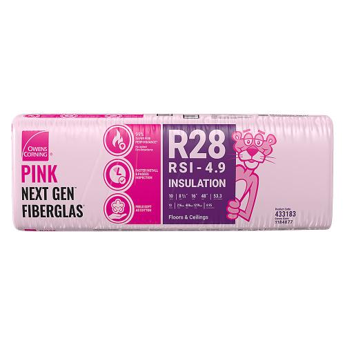 R-28 & R-40 Owens Corning Pink Insulation