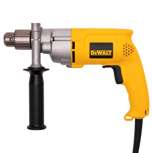 DEWALT DW245 1/2" VSR Corded Drill — 7.8A, 0–600 RPM, Triple Gear Reduction for Max Torque, Keyed Chuck