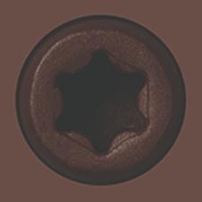 100pc 2.75 EXY Screw JAVA, Epoxy Coated Deck Screw - Starborn, Urban Wood Fiberwood