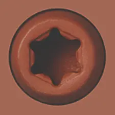 100pc 2.75 EXY Screw CEDAR, Epoxy Coated Deck Screw - Starborn
