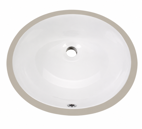 CK Bath & Kitchen Drop-In Oval Bathroom Sink – 20.5" × 17.5" × 8.3"