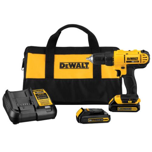 DEWALT 20V MAX Li-Ion Compact Drill/Driver Kit