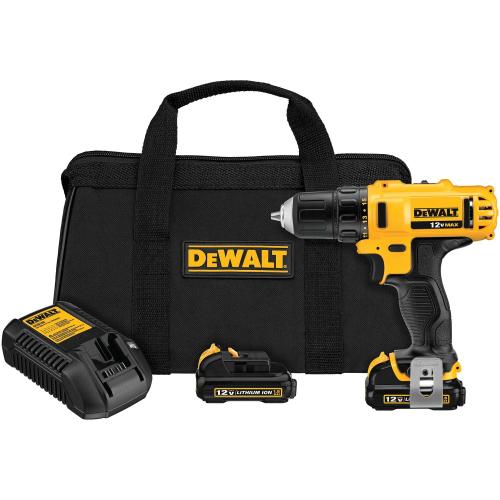 DEWALT 12V MAX Drill/Driver with 2 Batteries and Bag