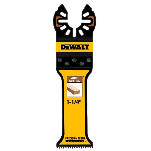 DEWALT Precision Tooth 1 1/4" Fast Wood Cutting Blade. High Performance Cutting Tool Designed for Durability, Precision Cutting, and Extended Blade Life
