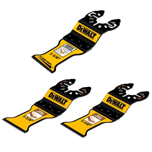 DEWALT Osc Wood & General Purpose Combo (3 Pk). High Performance Cutting Tool Designed for Durability, Precision Cutting, and Extended Blade Life